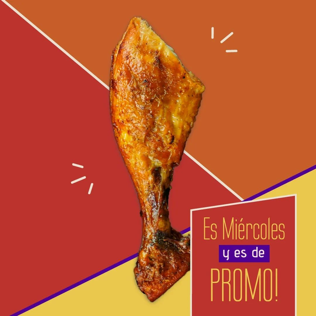 Promoción DOS Pollos "Los Miercoles Toca Pollo"