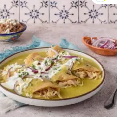 Enchiladas Verdes+bebida