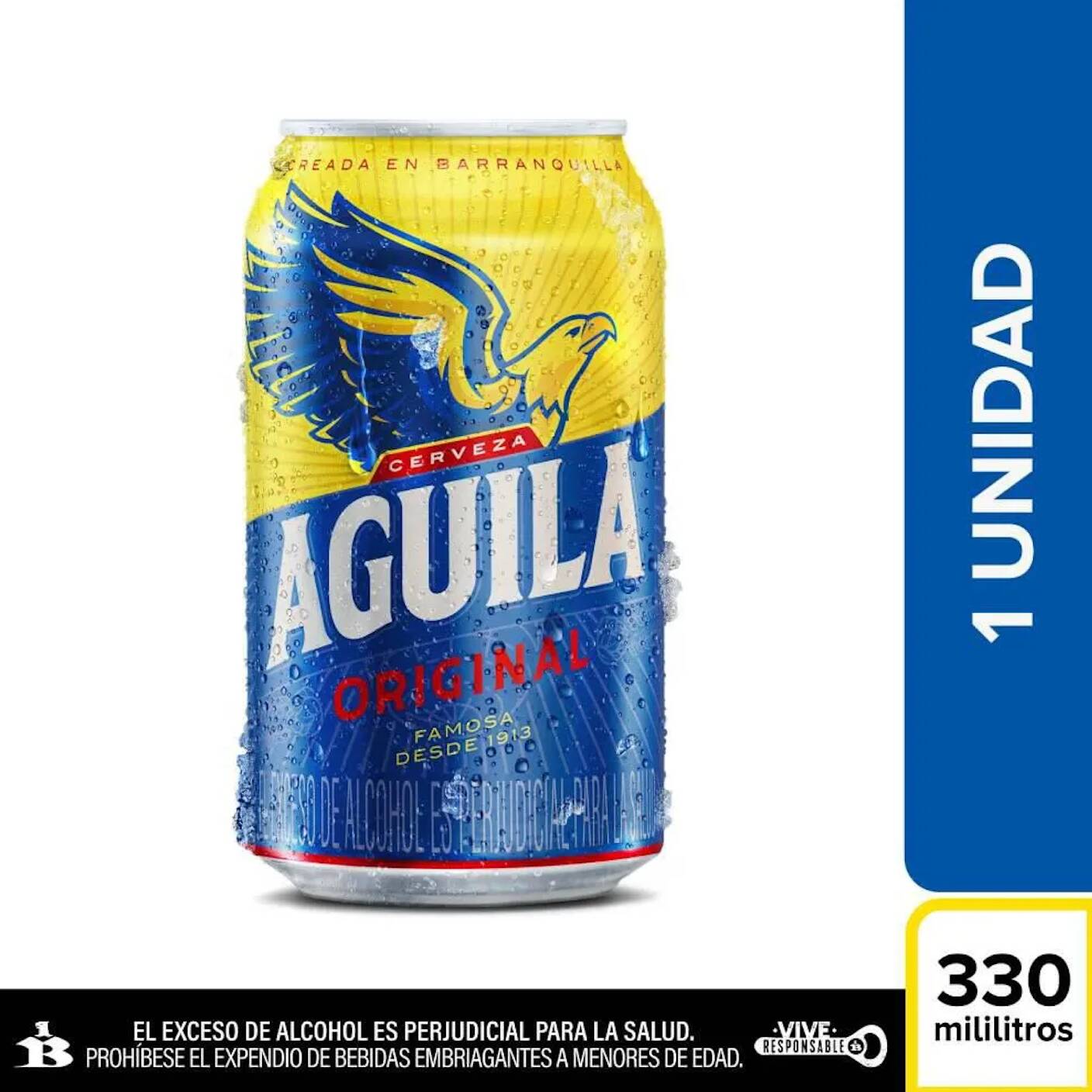 Cerveza Aguila Original Lta 330ml