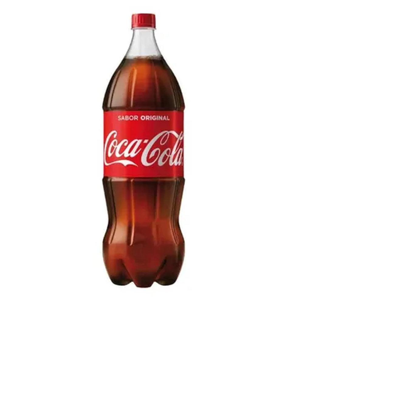 Coca-Cola 2 litros, gelada.