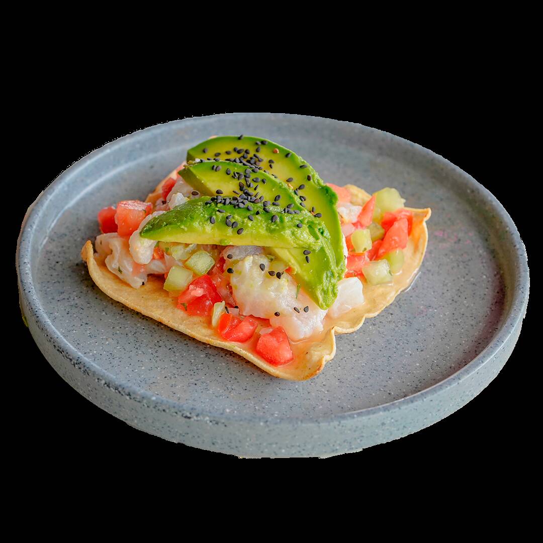 Tostada Ceviche Pescado