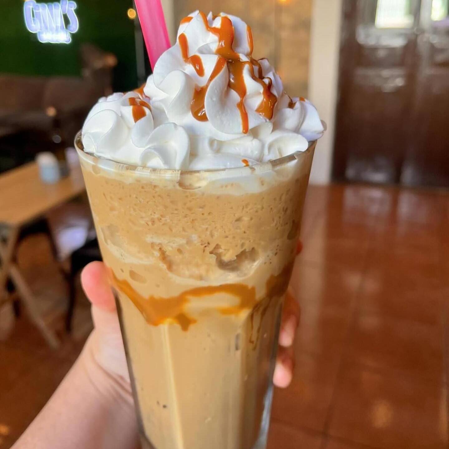 Frappé Caramel Latte