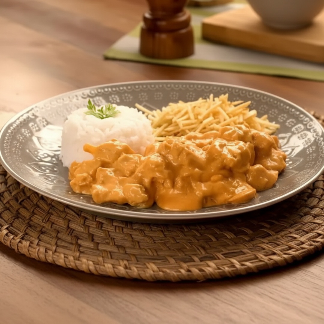Arroz, Fritas ou Batata Palha