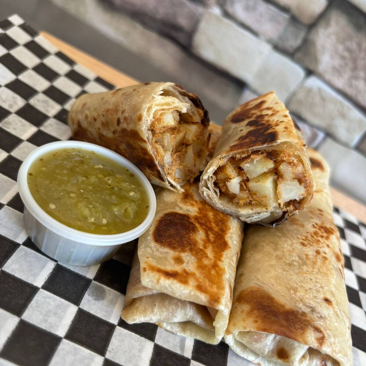 Burrito De Papa Con Machaca