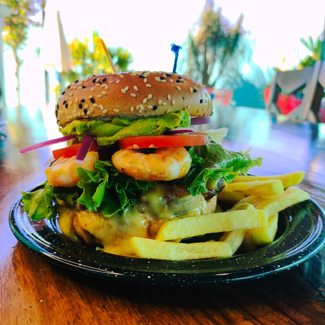 Hamburguesa Mar y Tierra