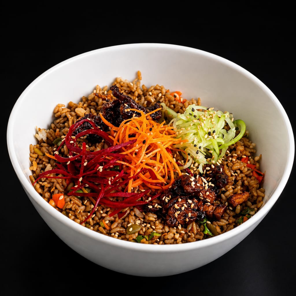 Yakimeshi de Res Teriyaki
