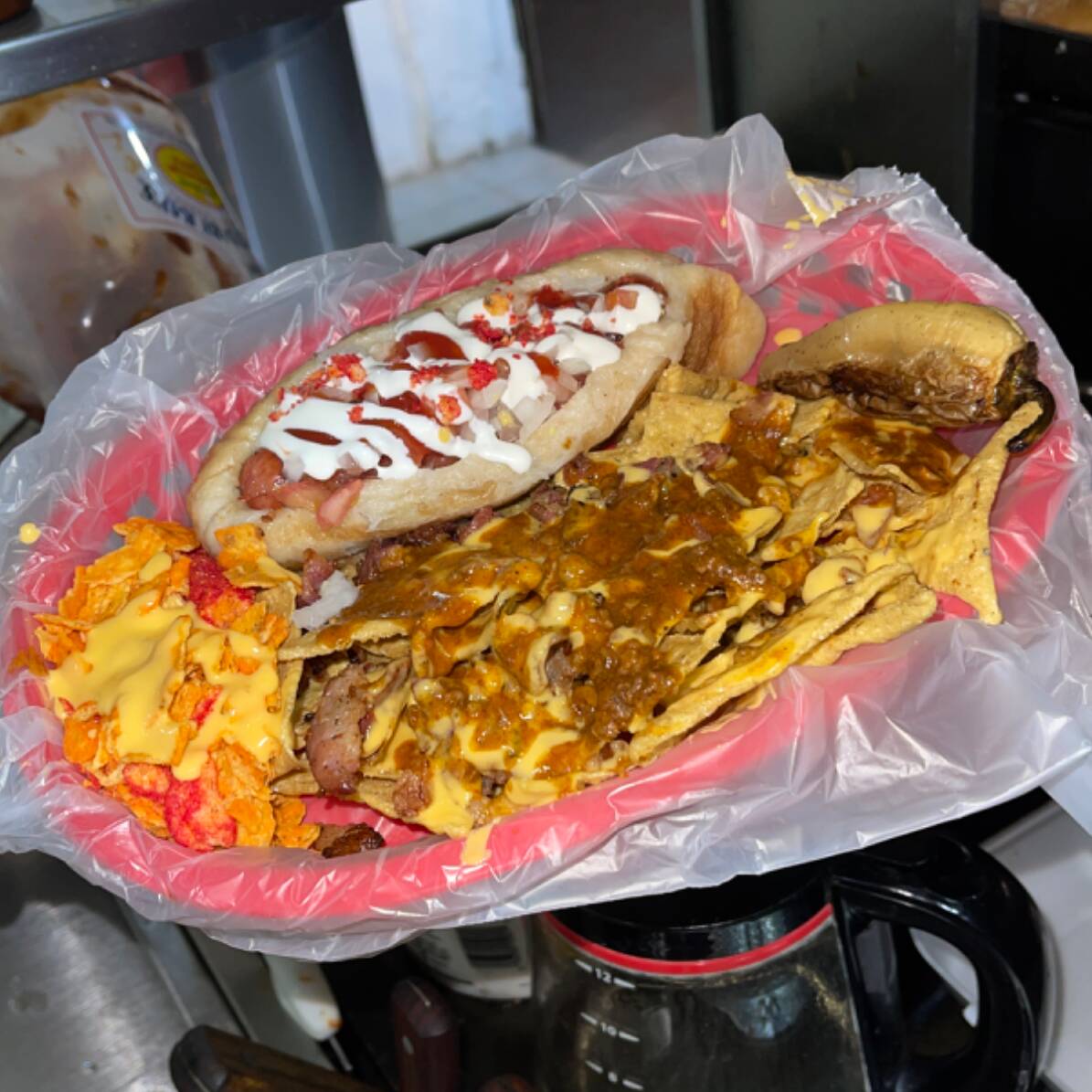 Hot Dog con Papas