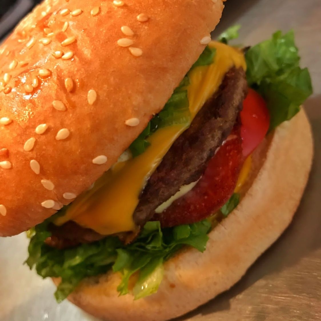 Hamburguesa con Doble Torta