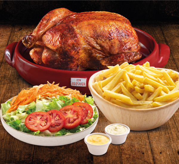 Pollo Don Beli con Papas y Ensalada
