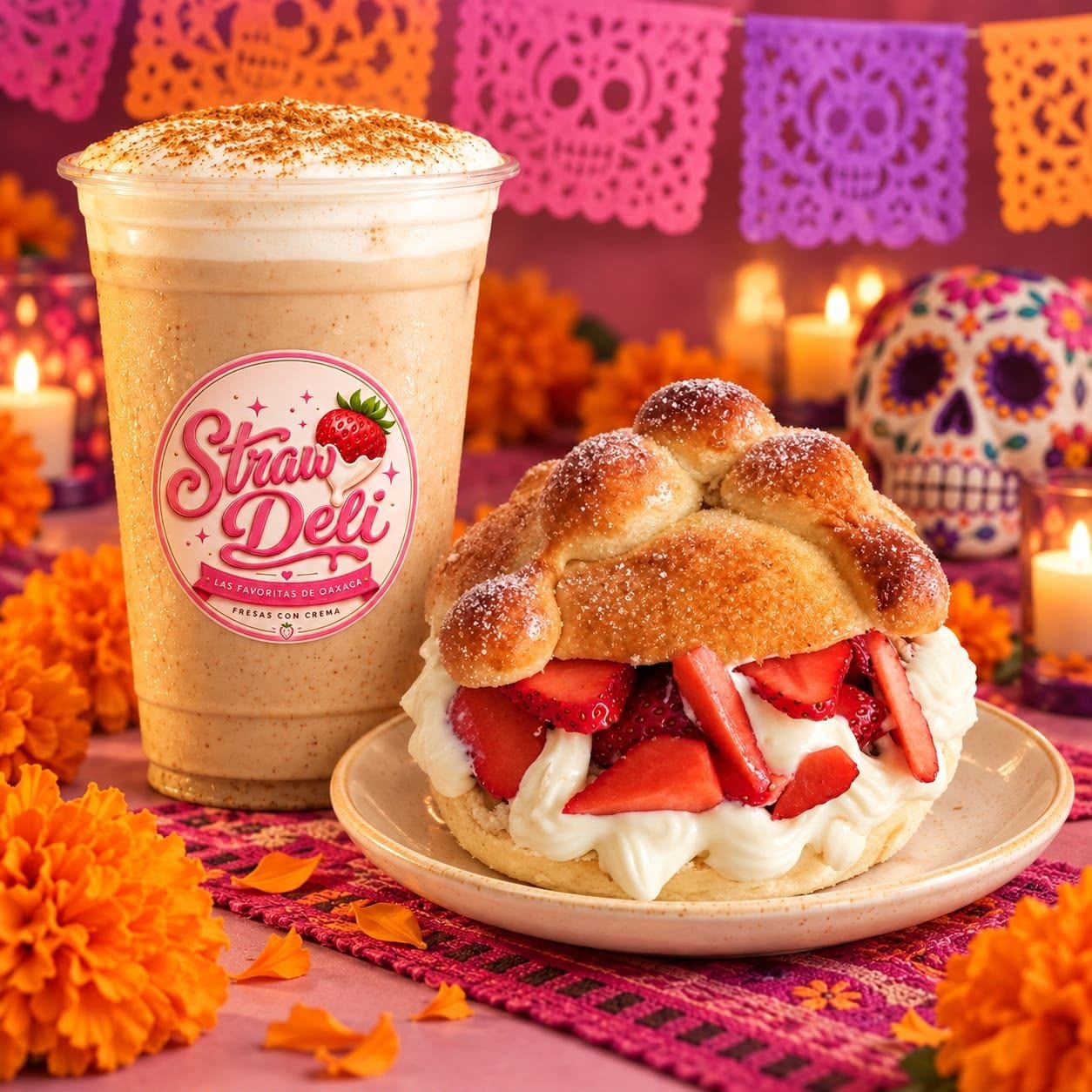 COMBO PAN + CHAI FRIO CON COLD FOAM DE PUMPKIN