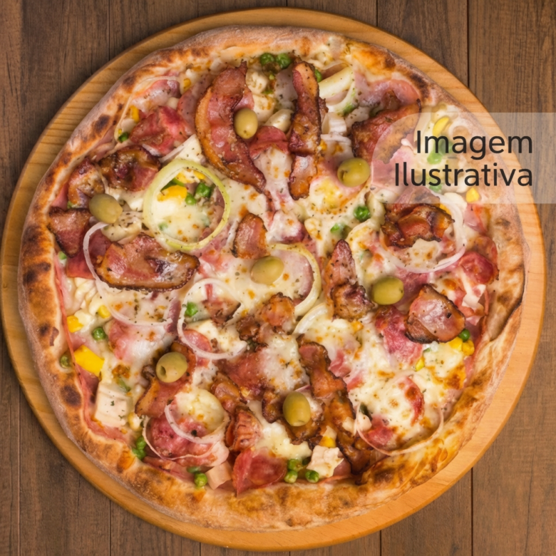 acompanha: calabresa fatiada, parmesão e mussarela