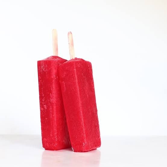 Paleta de agua de grocella.