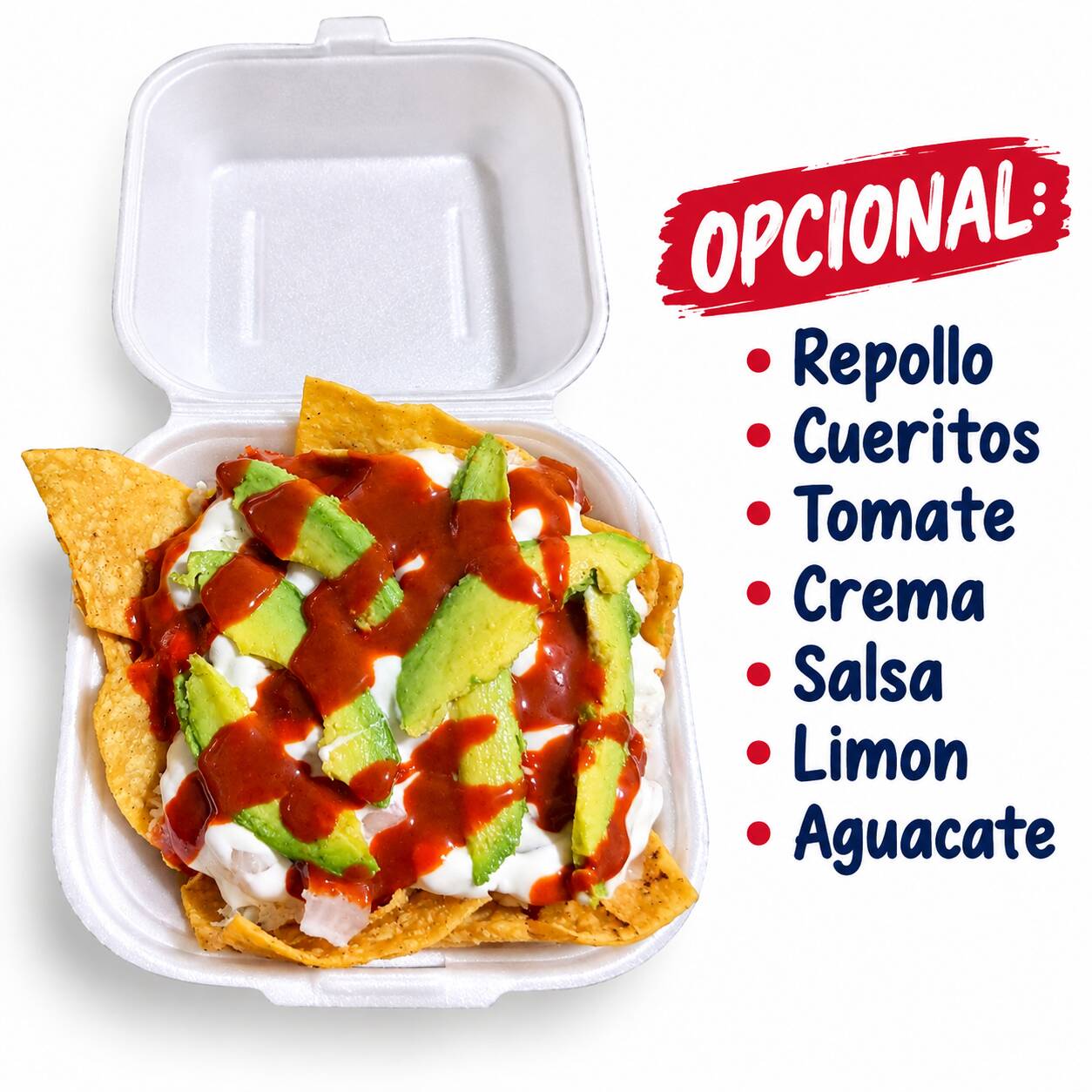TOTOPOS CHICOS PREPARADOS AL GUSTO