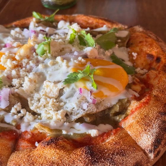 Pizza de Chilaquiles
