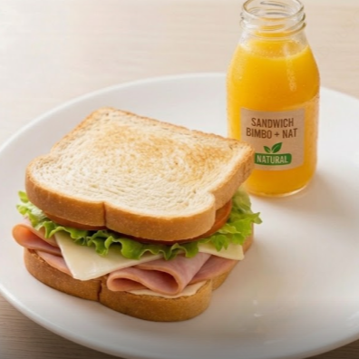 Sandwich bimbo + bebida peq.