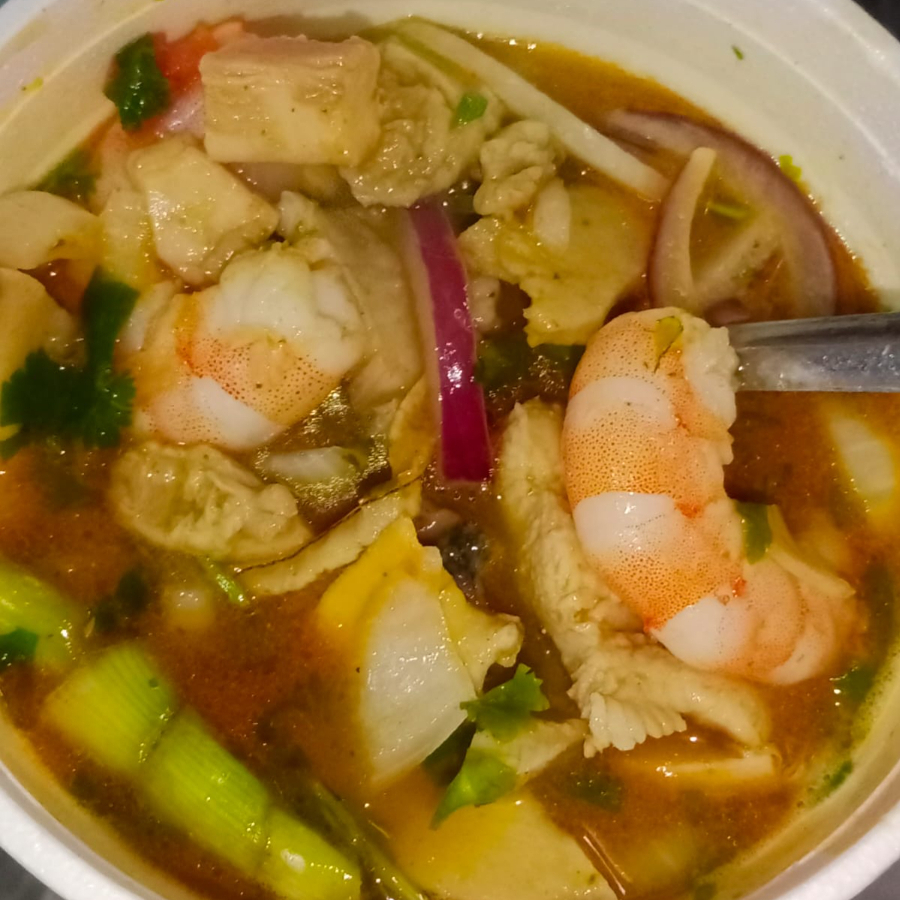 Sopa de Mariscos 7 Mares. (Caldo Largo).
