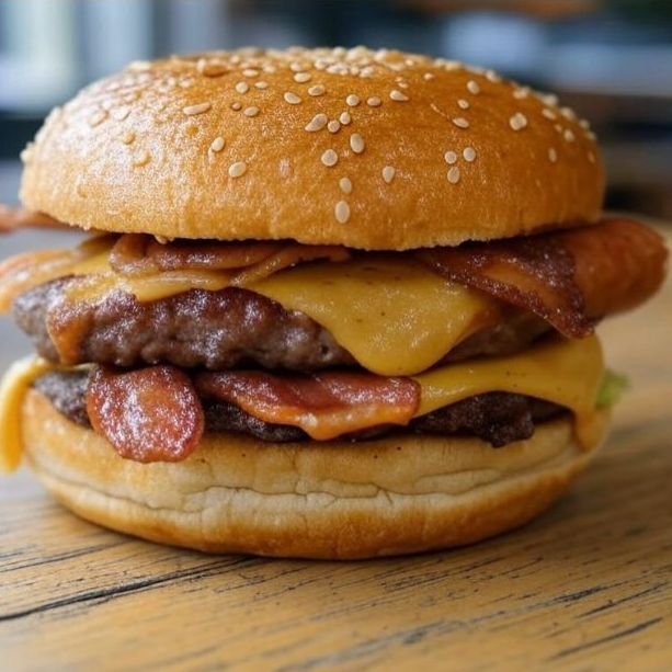 Hamburguesa BACON + Coca Cola 400Ml