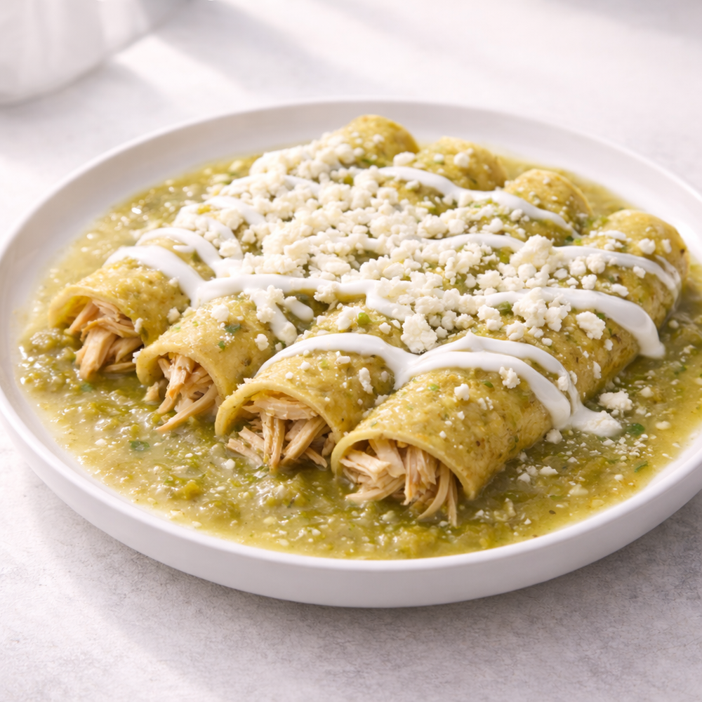 Enchiladas de Pollo (4 Pz)