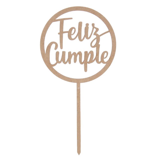 Cake topper Feliz Cumple