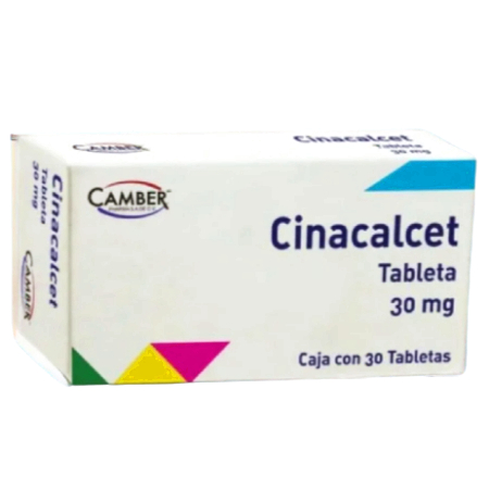 Cinacalcet 30 Mg Caja con 30 Tabletas Camber Labor