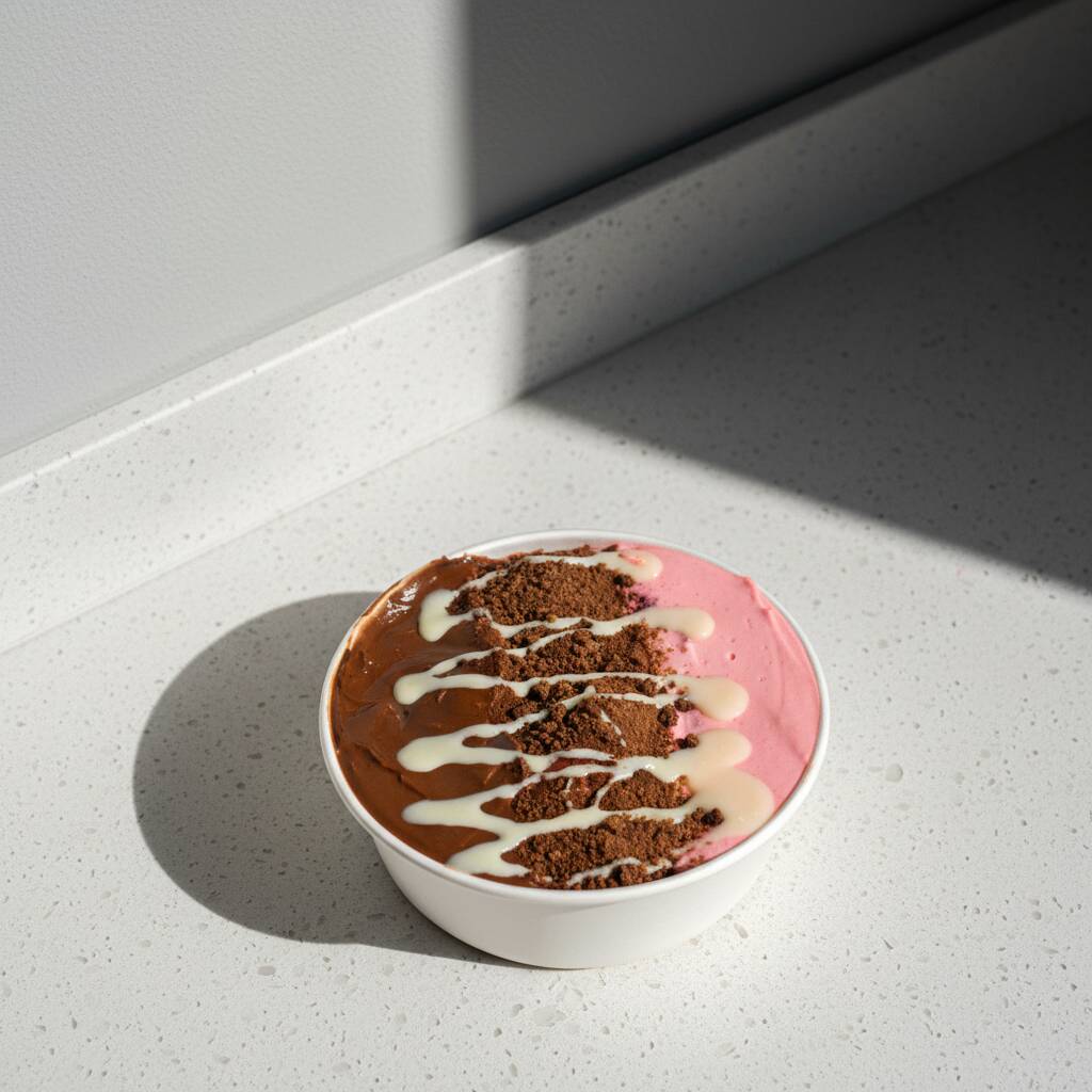Uma combinação irresistível para quem ama sabores marcantes! São 1 litro de açaí cremoso acompanhado de leite condensado, mousse de morango, Ovomaltine crocante e creme de avelã. A mistura perfeita entre cremosidade, crocância e o sabor especial do morango com chocolate, garantindo uma experiência deliciosa em cada colherada. Ideal para compartilhar ou se deliciar sozinho!