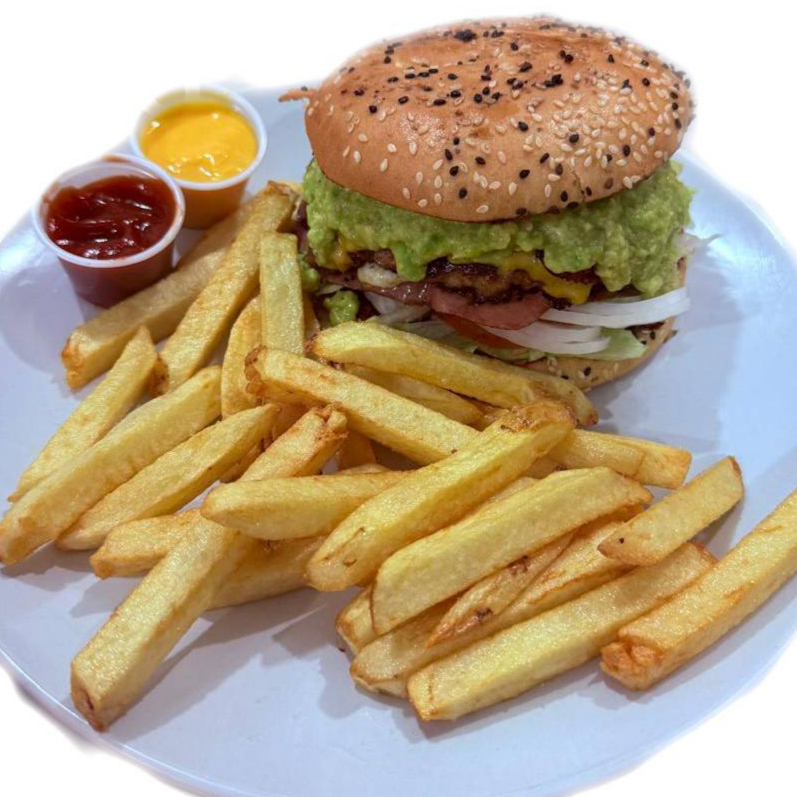 HAMBURGUESA GUACAMOLE