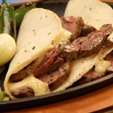 Tacos de Arrachera con papas