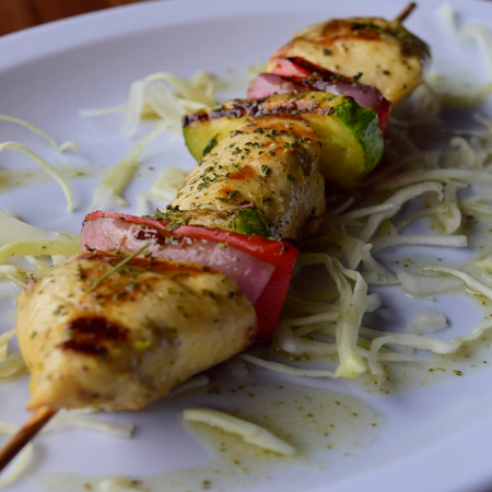 Brocheta de Pollo a la Parrilla
