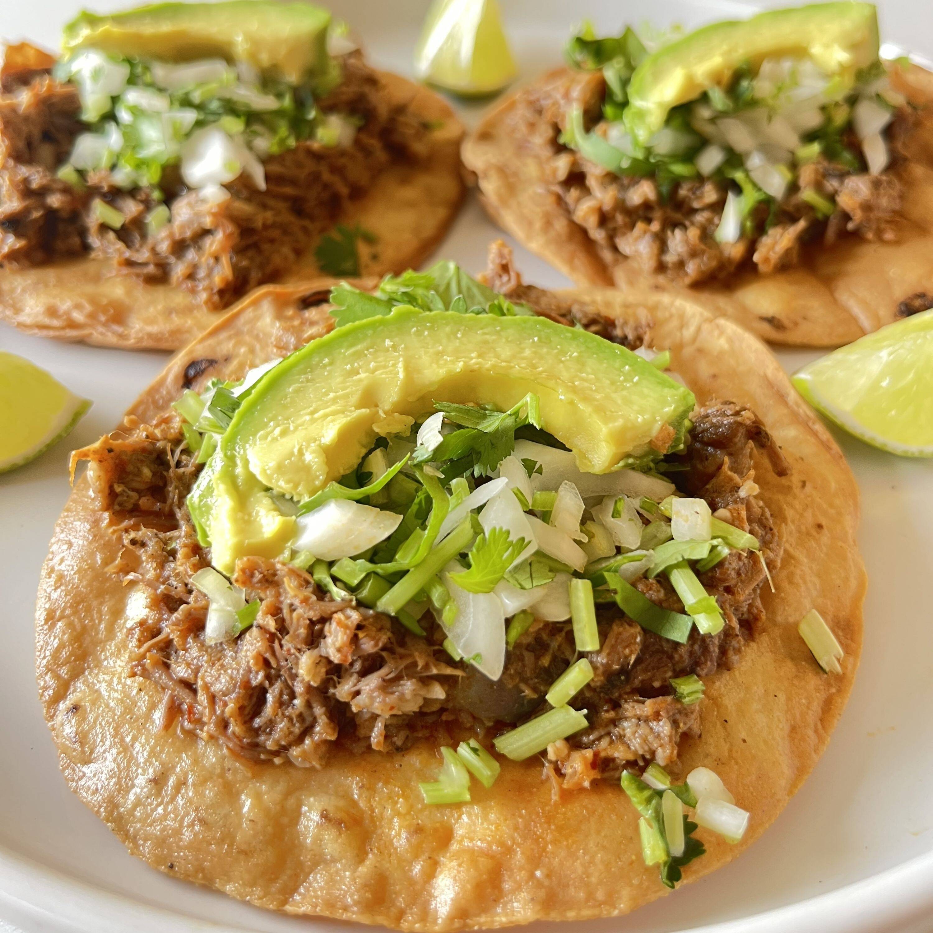 6 Tostadas de Birria
