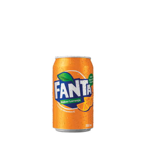 Bebida gelada na medida certa para matar sua sede. Refrescante Fanta sabor Laranja 350ml