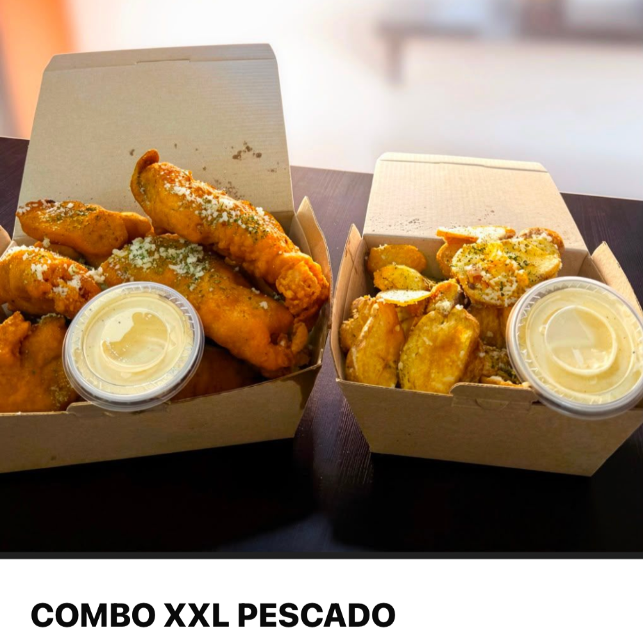 Combo Pescado "XXL" (X7) + Papas + Gaseosa