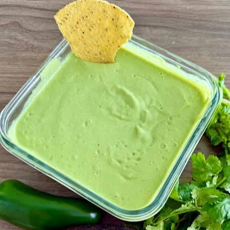 Salsa verde cremosa