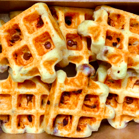 Mini Waffles Pandebono Chips Chocolate