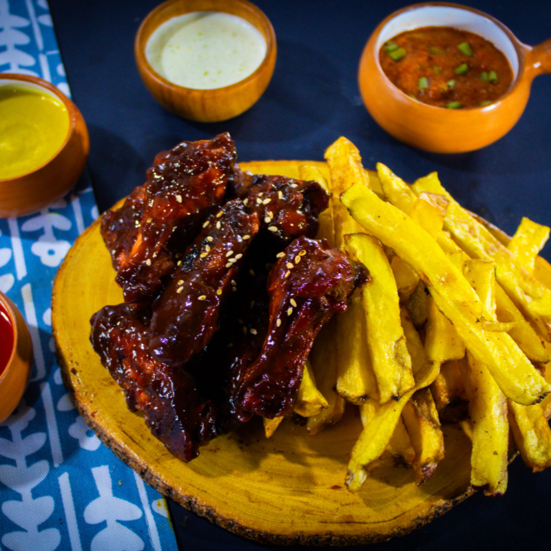 Alitas Búfalo Flameadas