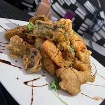 Camarones tempura