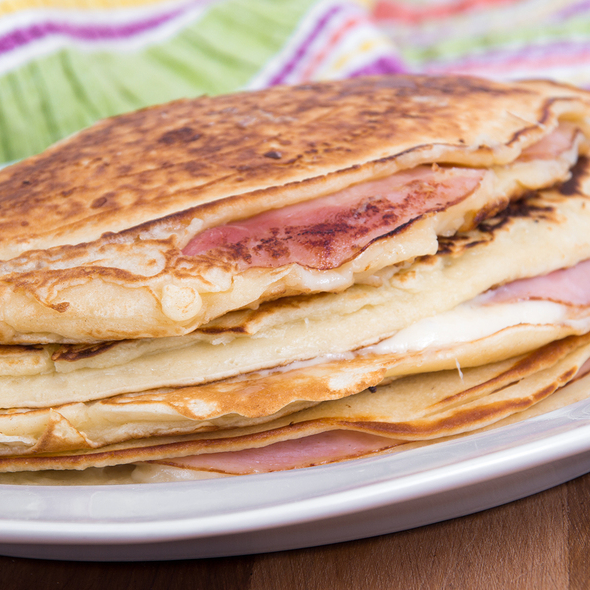 Crepa de Jamón de Pavo con Queso Philadelphia