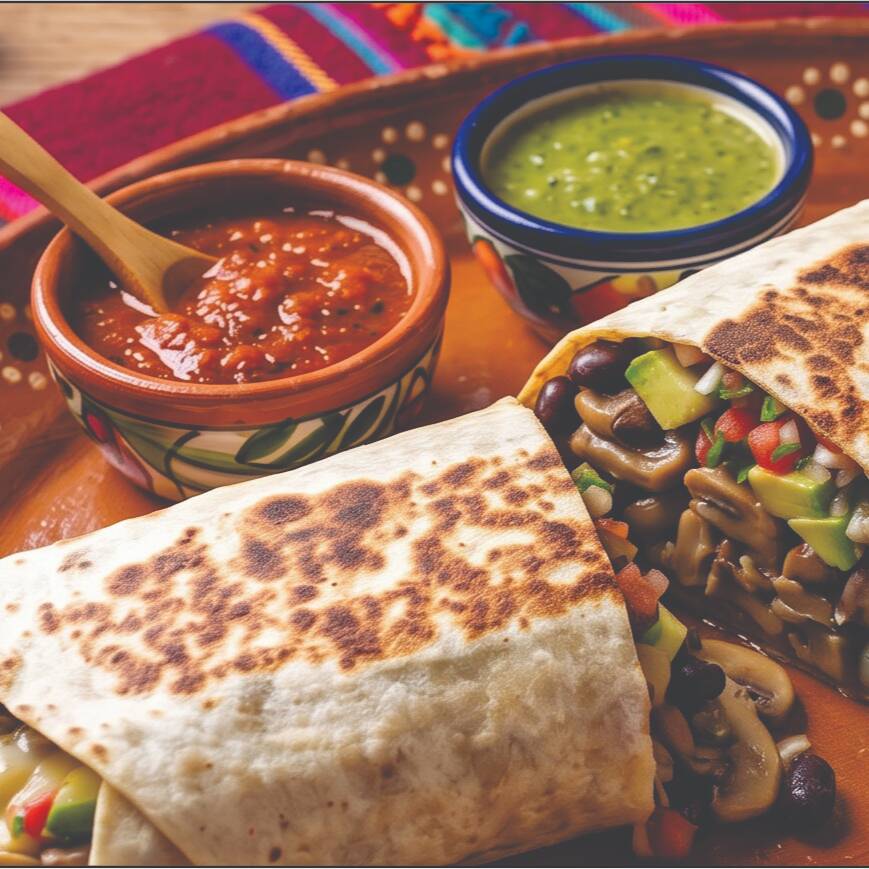Burrito de Champiñones