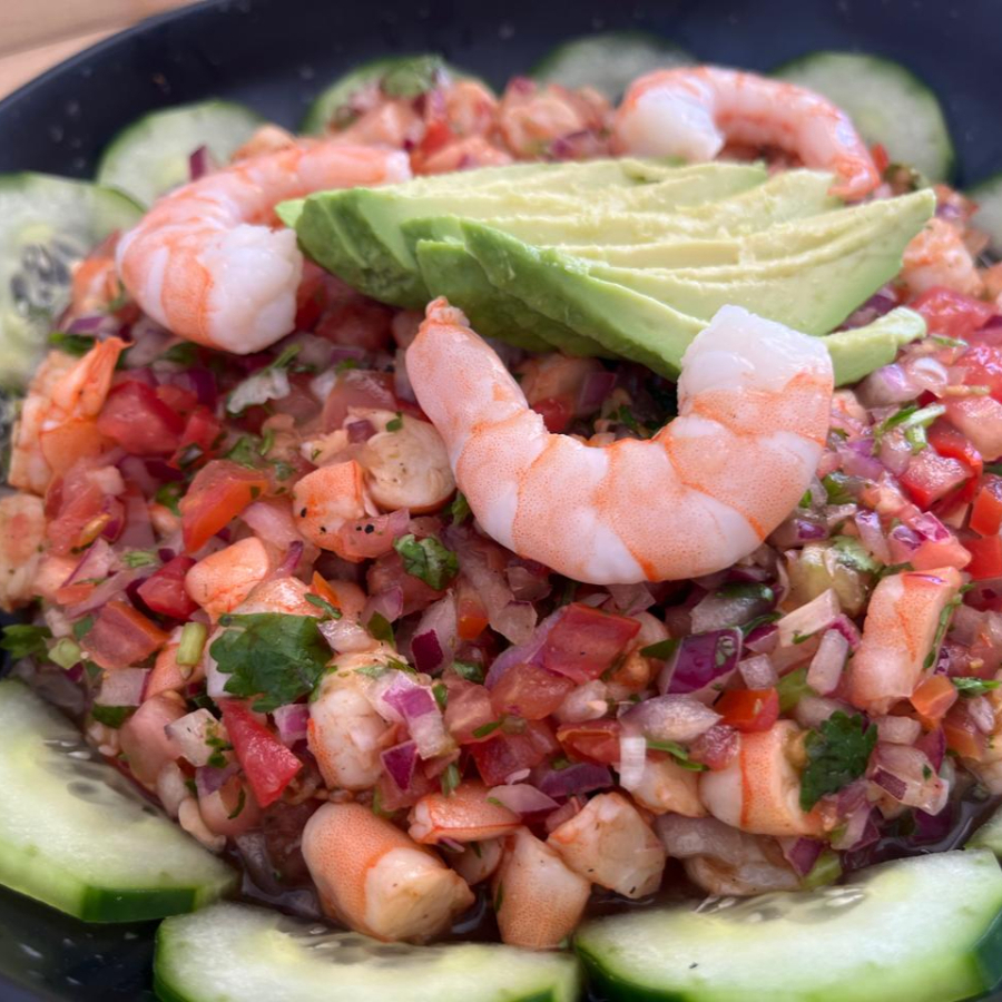 1/2 L Ceviche Camarón
