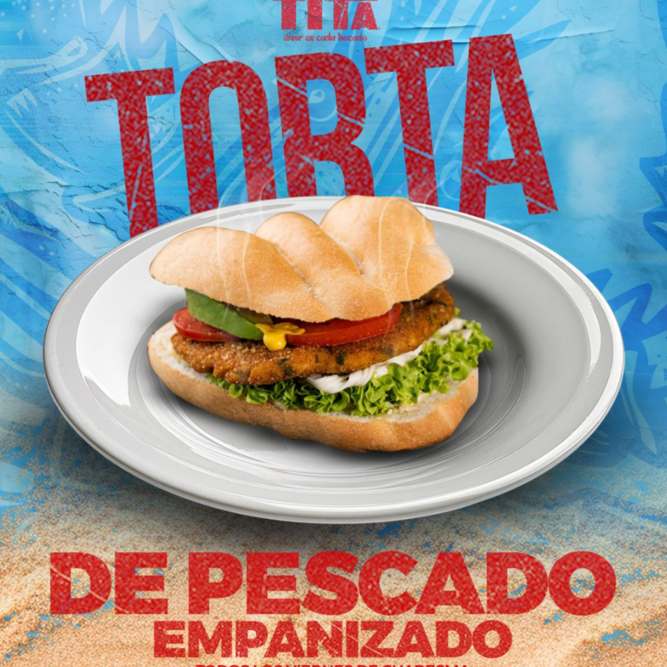 Torta de Pescado Empanizado