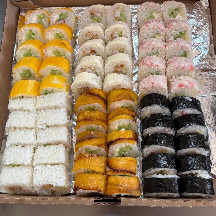 Box Sushi Naturales 60 Piezas