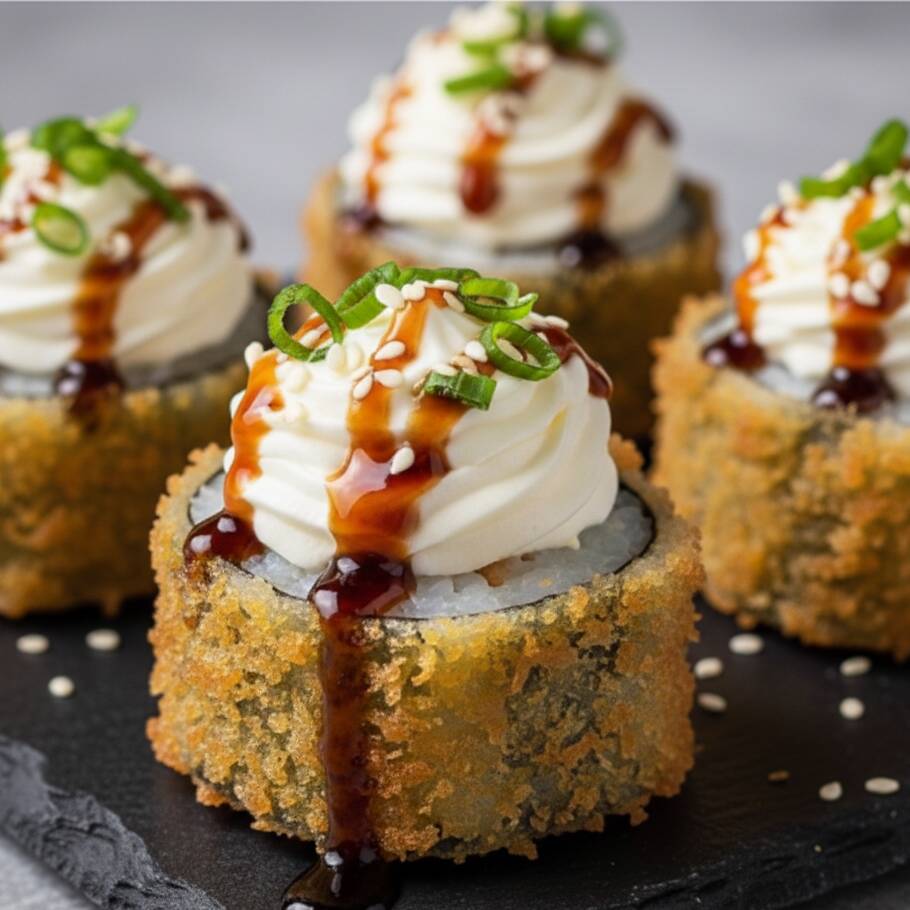 Tofu, Cream Cashew, Gergelim, Tarê e Cebolinha.