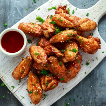 10 Alitas BBQ, Papas