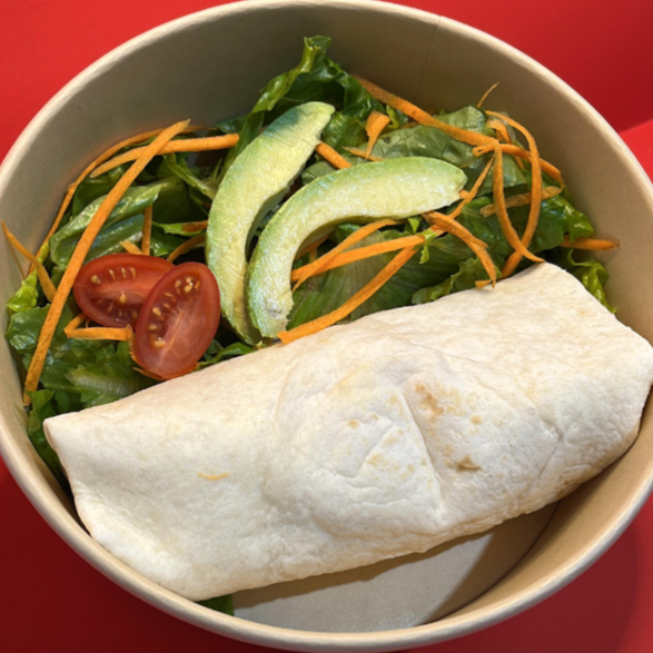 Wrap de Hummus y Vegetales Parrillados