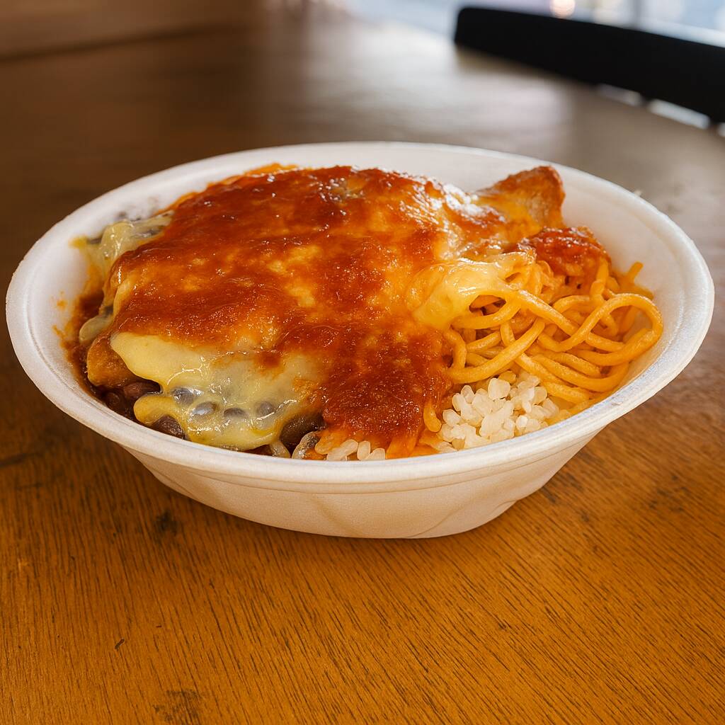 Grelhados, Milanesas e Parmegianas acompanham: Arroz + Feijão + Macarrão + Batata frita 🍛 Marmita de Strogonoff Acompanha Arroz + Strogonoff cremoso + Batata palha