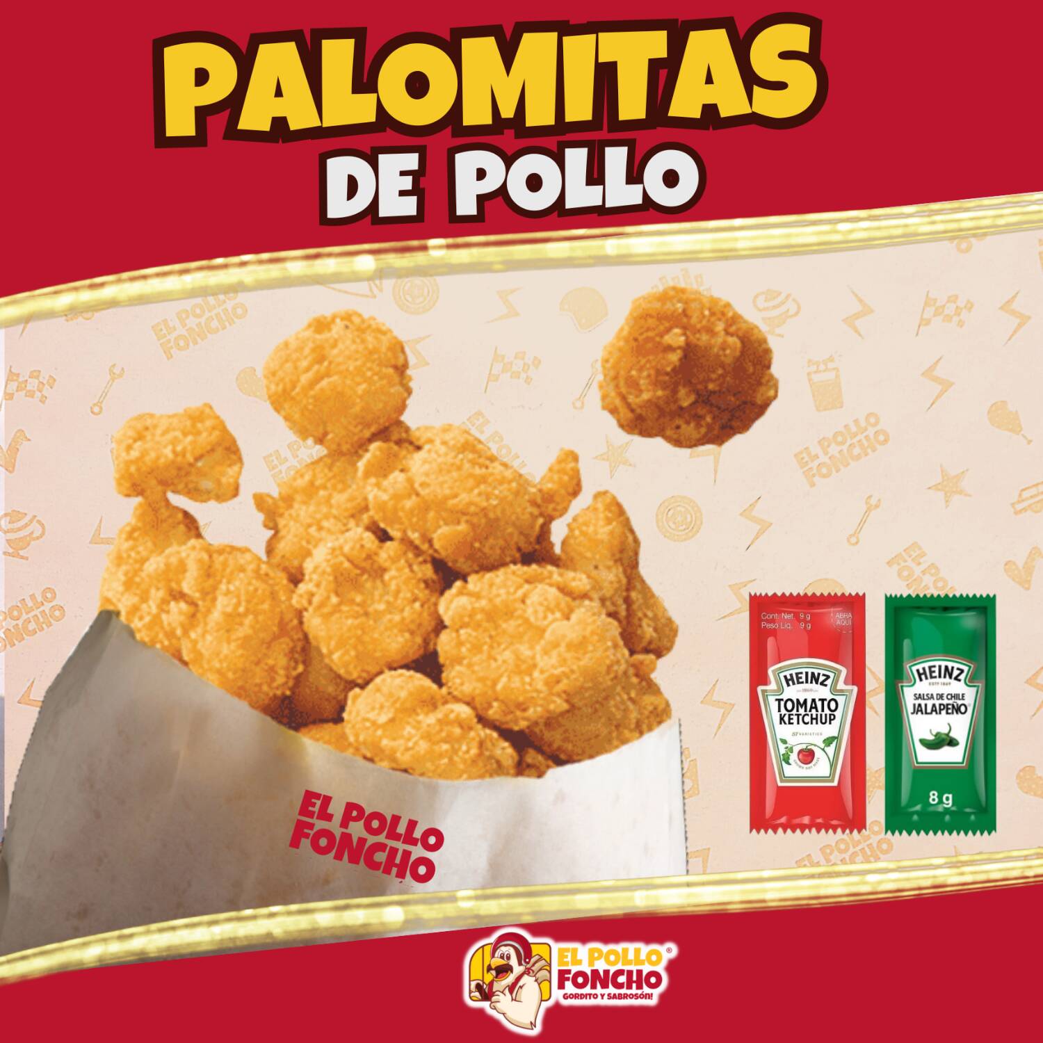 Palomitas de Pollo 20pzs (Chicas)