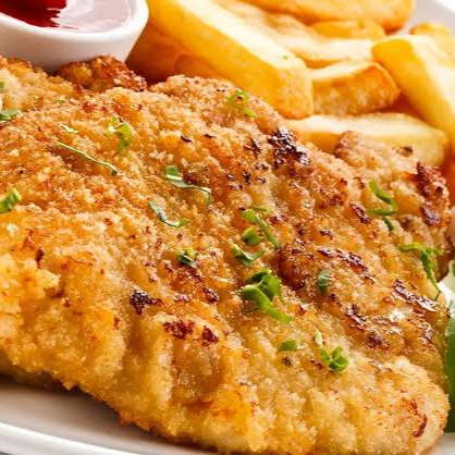 Milanesa de Pollo + Sopa y Agua