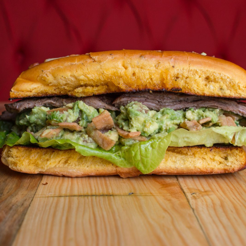 Guacamole Arrachera panini