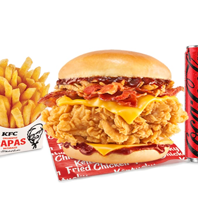 Combo BBQ Bacon Burger