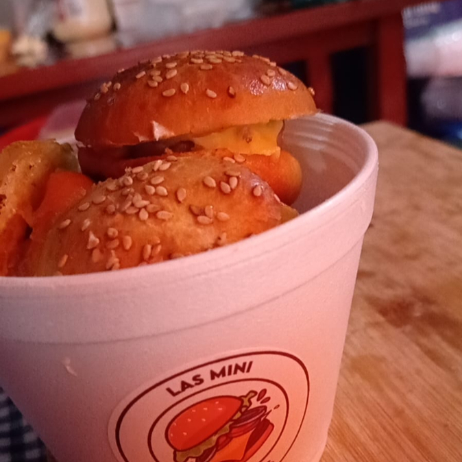 5 MINI HAMBURGUESAS