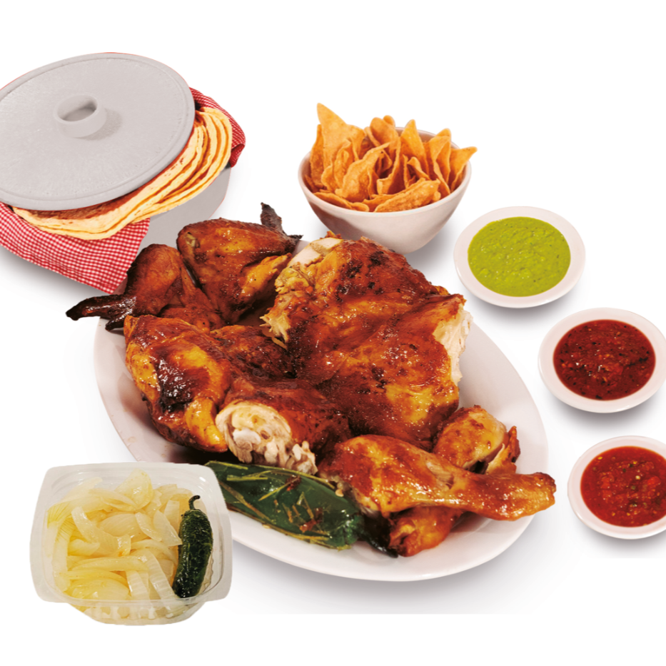 1 Pollo + Cebolla Asada